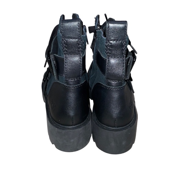 Ugg zorrah waterproof mix leather combat boots - Picture 9 of 13